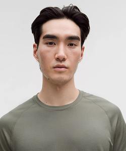 เสื้อยืดผ้าฝ้าย100% ของผู้ชายเสื้อยืดครอปแบบธรรมดาเข้ารูป - Product Image 3