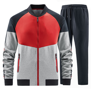 2025 100% Polyester polaire respirant haute qualité hiver survêtement survêtement gymnastique Streetwear décontracté à manches longues fermeture éclair pantalons de survêtement - Product Image 3