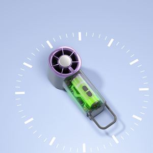 Three Colors to Choose From, With Climbing <b>Hook</b>, a <b>Clip</b>, Multi-Functional Use, Portable Ice Pack Handheld Small Fan - Product Image 4
