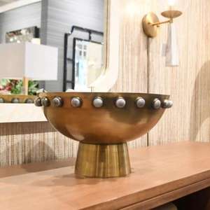 Nouveau bol de service en métal au design fait main d'une seule pièce avec une grande capacité à des tarifs très abordables - Product Image 1