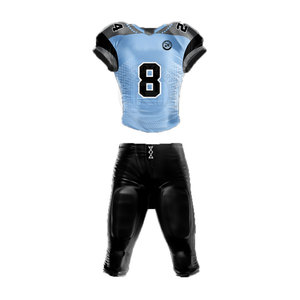 Uniforme de football américain au style unique et personnalisable avec un design respirant à manches courtes pour les équipes nationales - Product Image 1