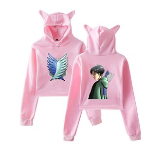 Ustom Wear Fabricante al por mayor Sudadera con capucha de algodón en blanco Gimnasio de las señoras de manga larga de las mujeres Crop Tops Sudadera con capucha - Product Image 3