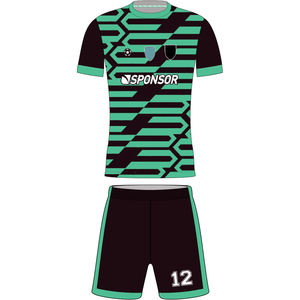 Maillot de football personnalisable avec nom d'équipe, ensemble d'uniformes, impression numérique, séchage rapide, anti UV, 100% polyester, maillots à manches courtes - Product Image 5