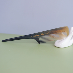 Peigne en corne de boeuf Peigne en corne de buffle avec dents larges Peigne en corne de vache Produits de soins personnels Offre Spéciale - Product Image 4