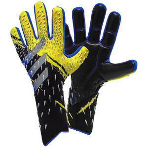 Guantes de fútbol antideslizantes profesionales para adultos Guantes de fútbol de Palma de látex alemán Material de cuero de calidad específica para deportes - Product Image 1