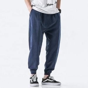 กางเกงวอร์มขายาวผ้าคอตตอนไซส์ใหญ่พิเศษสำหรับผู้ชายมีเชือกผูกตามสั่งทำจากผ้าเฟรนช์เทอร์รี่ - Product Image 5