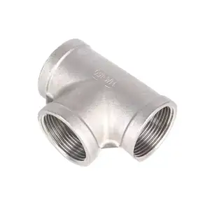 Stainless Steel 304/304L 316/316L Seamed Pipe Fitting 3 Way Welding Reducer Tee