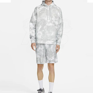 New OEM Design Men's Hoodie Sets Best Quality Cotton Shorts Set Wholesale Men <b>vest</b> hoodie and Short Set Breathable - Product Image 1