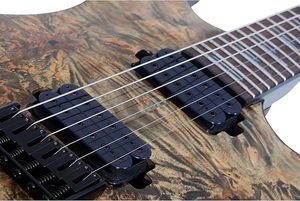 Guitarra Bajo Omen Elite-6 Nueva, Color Carbón, con Diapasón de Ébano y Fondo/Lados de Arce, Lista para Envío Mundial - Product Image 4