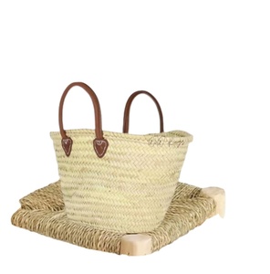 <b>Small</b> French <b>Basket</b> Cute Tote Bag Elegant Straw Bags Customized Ladies Shoulder Straw Hand Bags Wholesale Products - Product Image 1