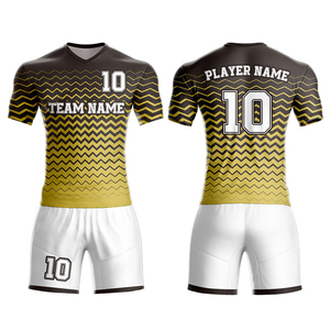 Uniforme de football personnalisé d'approvisionnement d'usine porter des vêtements de sport respirants ensembles de shorts-vêtements de gros vêtements de sport uniformes de football - Product Image 2