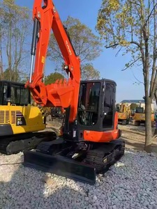 Japón usado Mini 4 toneladas Kubota U40 excavadora sobre orugas EPA compatible con equipo forestal agrícola con componente de motor central - Product Image 2