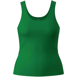 Camiseta sin mangas informal para mujer, tela transpirable ligera, comodidad esencial para viajes diarios, uso versátil con logotipo frontal - Product Image 1