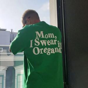 เสื้อยืดพิมพ์ลายพัฟฟ์ออกแบบได้ตามต้องการเสื้อยืดสำหรับผู้ชายเสื้อยืดพิมพ์ลายโฟม3D ผ้าฝ้าย100% เรียบๆสไตล์โอเวอร์ไซส์ - Product Image 3