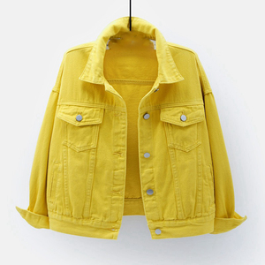 Nueva chaqueta vaquera de moda, chaqueta vaquera de lujo para mujer, chaqueta informal de moda con temperamento - Product Image 2