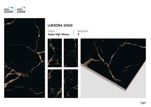 กระเบื้องปูพื้นพอร์ซเลนแบบไฮกลอส ขนาด 600x600 มม. ผิวขัดเงา คุณภาพพรีเมียม สำหรับตกแต่งภายในที่อยู่อาศัย - Product Image 5