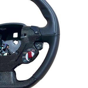 พวงมาลัยคาร์บอนไฟเบอร์คุณภาพสูงสำหรับ Ferrari 458 ปี 2013-2016 พร้อมวัสดุหนัง - Product Image 5