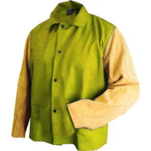 Veste en cuir de vachette souple et confortable de qualité supérieure pour la sécurité et la protection du corps Vestes de travail en cuir - Product Image 4