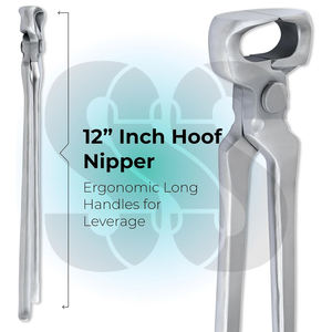 Herramienta Multiusos de Acero Inoxidable para Cortar Cascos de Caballos, Ganado, Ovejas y Cabras - Cortacascos Resistente y Duradero para el Cuidado de los Pies - Product Image 2