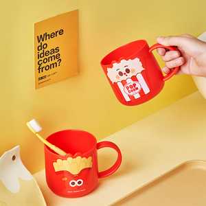 Gobelet à brosse à dents en forme de hamburger, design dessin animé Snack Squad, pour les occasions festives - Product Image 5