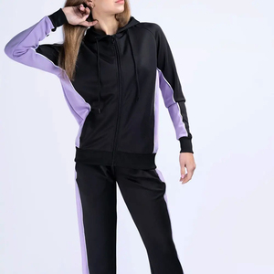 Conjunto Deportivo de Invierno para Mujer, 2 Piezas, Manga Larga, 100% Algodón, Transpirable, de Secado Rápido, Último Diseño, Venta al Por Mayor - Product Image 1