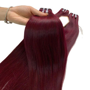 Venta al por mayor de alta calidad de origen virgen hueso recto Remy extensiones de cabello humano teñido paquetes de trama para trenzar - Product Image 4