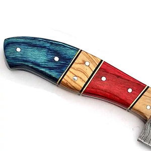 Venta al por mayor personalizado de alta calidad OEM ODM servicio hecho a mano Logo Damasco acero Chef cuchillo ambidiestro acabado cepillado lavavajillas - Product Image 6