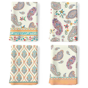 Vente en gros de torchons réutilisables 100% coton | Serviettes de cuisine promotionnelles avec logo de couleur personnalisé brodé pour l'hospitalité - Product Image 1