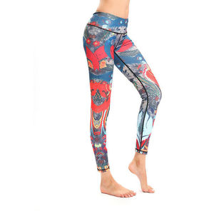 Ensemble de yoga pour femmes de haute qualité, soutien-gorge de sport et leggings de fitness, en spandex/nylon uni, impression de logo personnalisée, vêtements de sport - Product Image 3