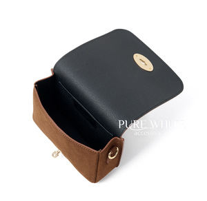 กระเป๋าสะพายข้างผู้หญิงแบบมีตัวล็อค - หนังกลับอิตาลีคุณภาพพรีเมียม - งานแฮนด์เมด - PS671 - Product Image 3