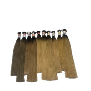 Envío rápido La mejor calidad Raw Vietnamita Europeo Cabello humano Queratina Pre Bonded I Tip Extensión de cabello - Product Image 1