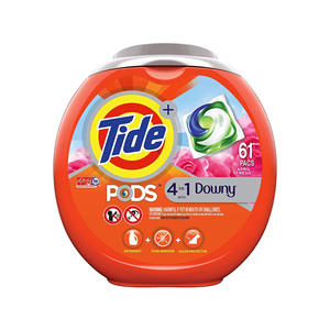 Tide <b>Pods</b> Power Clean 3-in-1 <b>Laundry</b> <b>Detergent</b> Pacs, Extra Cleaning Strength for Heavy Duty Loads, HE Compatible, 72 Count - Product Image 3