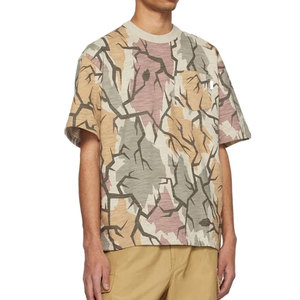 T-shirt de chasse en tricot surdimensionné personnalisé en gros pour hommes à manches courtes de haute qualité confortable respirant solide - Product Image 5