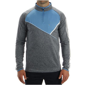 แจ็กเก็ตแบบรูดซิปด้านบนผ้าโพลีเอสเตอร์100% ผ้าถักลายโลโก้ตามสั่งขนาดพลัสไซส์สำหรับฤดูร้อน - Product Image 2