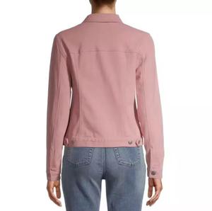 Veste manteau en jean rétro pour femme Jeans Fashion Long Sleeve Lapel Button Candy Color Multicolor Denim - Product Image 2