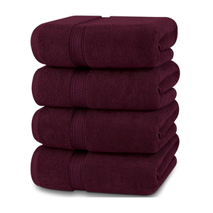 Fourniture directe en usine Ensembles de serviettes d'hôtel de couleur personnalisée Service OEM Serviette de bain et essuie-mains pour usage personnel - Product Image 4