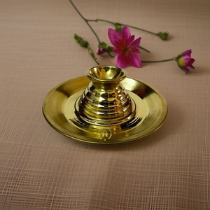 Diya อุปกรณ์ตกแต่งทองเหลืองสำหรับตกแต่งบริษัทผู้ผลิตที่ใหญ่ที่สุด - Product Image 2