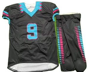Wholesale <b>Unique</b> Quality Customized American Football Uniform Sublimation Breathable Anti-Bacterial Quick Dry Top New Style - Product Image 6