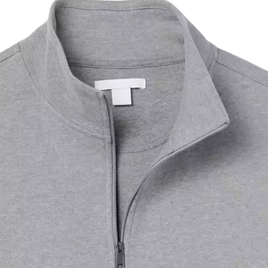 2025 Sweatshirts à demi-glissière pour hommes Nouveau design Collection hiver Meilleur prix Bas quantité minimale de commande Fabriqué au Pakistan avec service OEM - Product Image 4