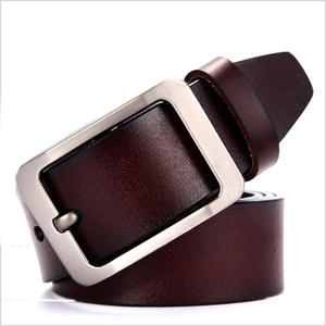 Ceinture en cuir classique pour homme, ceinture de taille réglable élégante, tenue décontractée ou formelle, veste durable pour homme - Product Image 3
