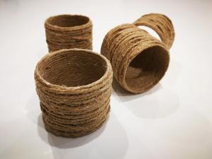 Porte-serviettes en rotin simple pour la mise en place quotidienne de la table à manger et la décoration de la cuisine à domicile avec un style naturel tissé à la main en provenance d'Inde - Product Image 5