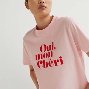 Nueva camiseta de verano para mujer con logotipo personalizado, Camiseta holgada lisa de gran tamaño de algodón con corte crudo para mujer - Product Image 3