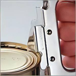 Fabriqué au Japon Ouvre-boîte robuste Bord lisse et lame supérieure Ouvre-boîte en acier inoxydable Gangy - Product Image 3