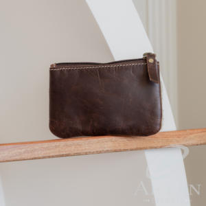 New Hand <b>Tooled</b> Hair on Genuine <b>Leather</b> Western Women Change Purse Cowhide <b>Leather</b> Zipper Coin Pouch Custom <b>Leather</b> Mini Wallet - Product Image 5