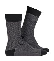 90% bambou naturel antiallergique hautement respirant chaussettes à motif croisé Textile turc de haute qualité