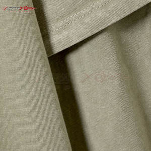 Camiseta de lona de doble capa de moda para mujer Estilo casual con ribete de contraste y silueta holgada - Product Image 6