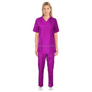 Meilleure qualité médecins et infirmières femmes gommage uniforme d'allaitement ensembles médical gommage hôpital costume - Product Image 1