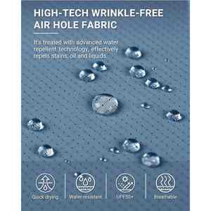 เสื้อเชิ้ตโพลีเอสเตอร์ 100% ระดับพรีเมียม ป้องกันแสงแดด กันลม น้ำหนักเบา แขนยาว ปรับแต่งได้ ป้องกันรังสียูวี UPF 50 สำหรับตกปลา - Product Image 2