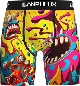 Caleçon taille haute pour homme Christos Tattoo Graphic Short de style de vie respirant et sans couture avec logo confortable à la taille - Product Image 6