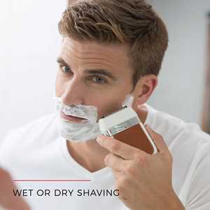 Afeitadora Eléctrica 3 en 1 con Doble Cuchilla, Uso en Seco/Húmedo/Lavable, Impermeable IPX7, Fuente de Alimentación USB para Afeitar Barbas y Cuerpo, Funcionamiento Alemán - Product Image 5